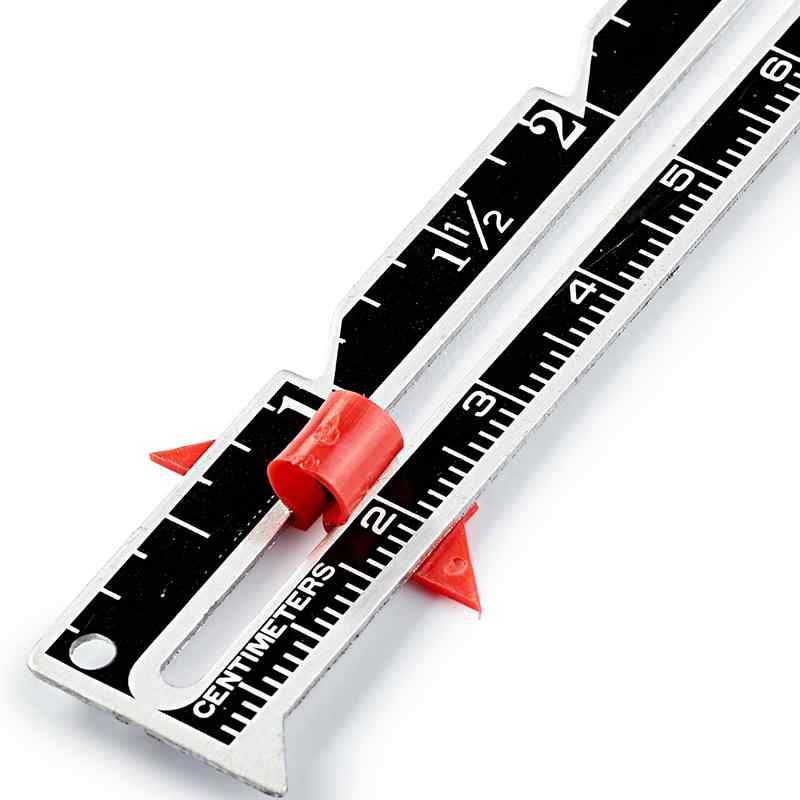 Prym hliníkové měřítko na patchwork, švy cm/Inch