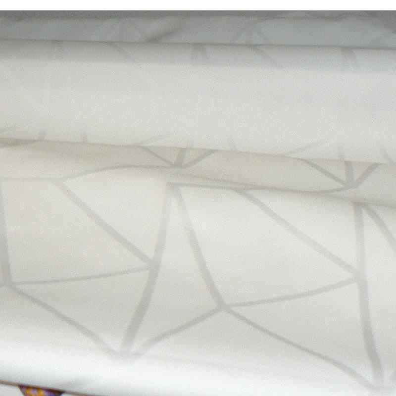 DA853 Damašek exkluzívní bavlněná látka 360x140cm bílá vzor