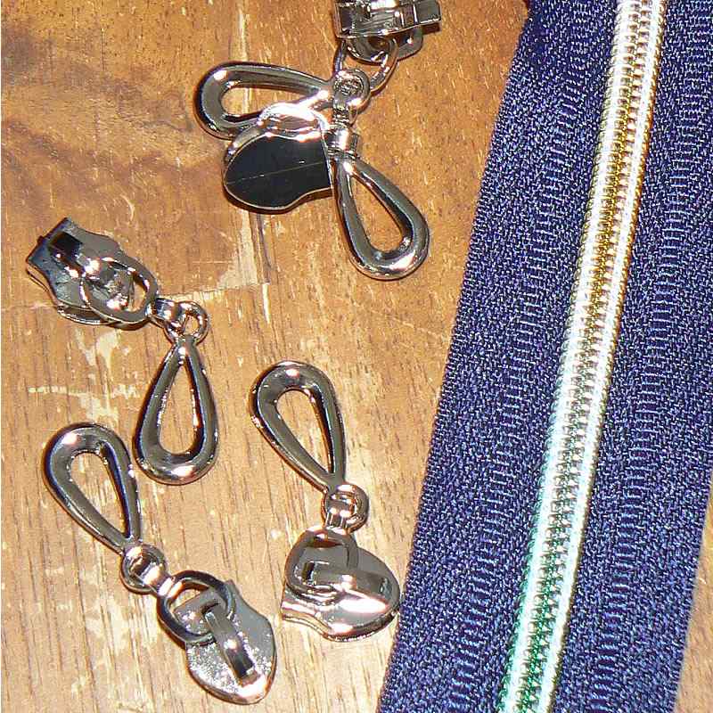 DZ tmavě modrá Duhový zip spirálový v metráži cena za 1 metr šířka spirály 5mm