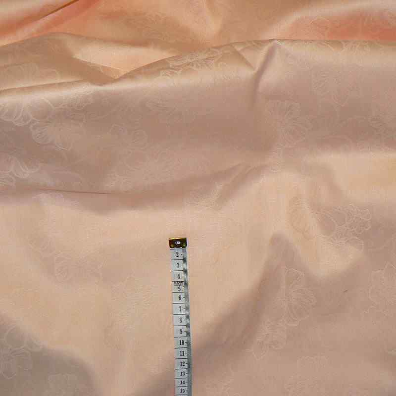 DA1794 Bavlněná látka damašek 380x140cm oranžová bohemia - damašek