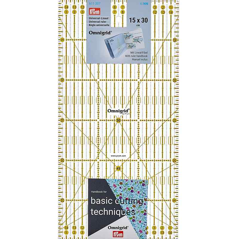 Pravítko Omnigrid PATCHWORK 15x30cm