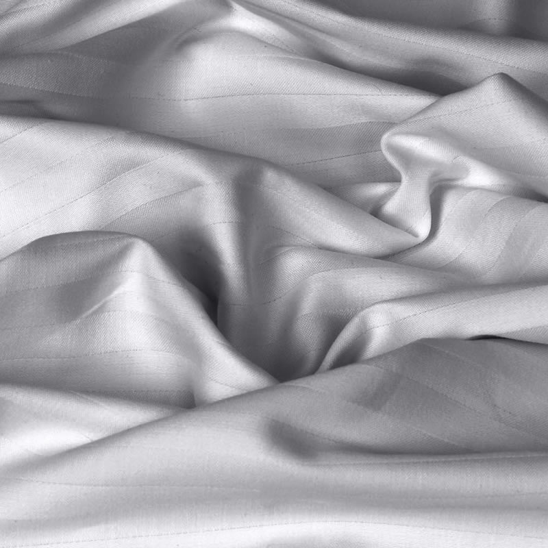 6N122 Bavlněná látka damašek 34x82cm šedá proužky 1cm