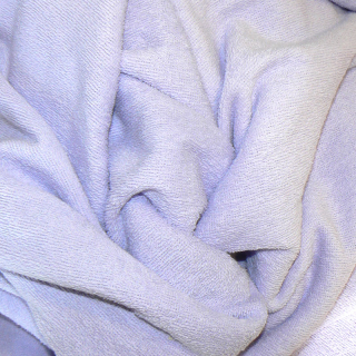 LO8 Lota froté bavlněná smyčková tkanina 40x150cm levandulová světlá hm. 350g/m2